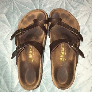 Birkenstocks brown